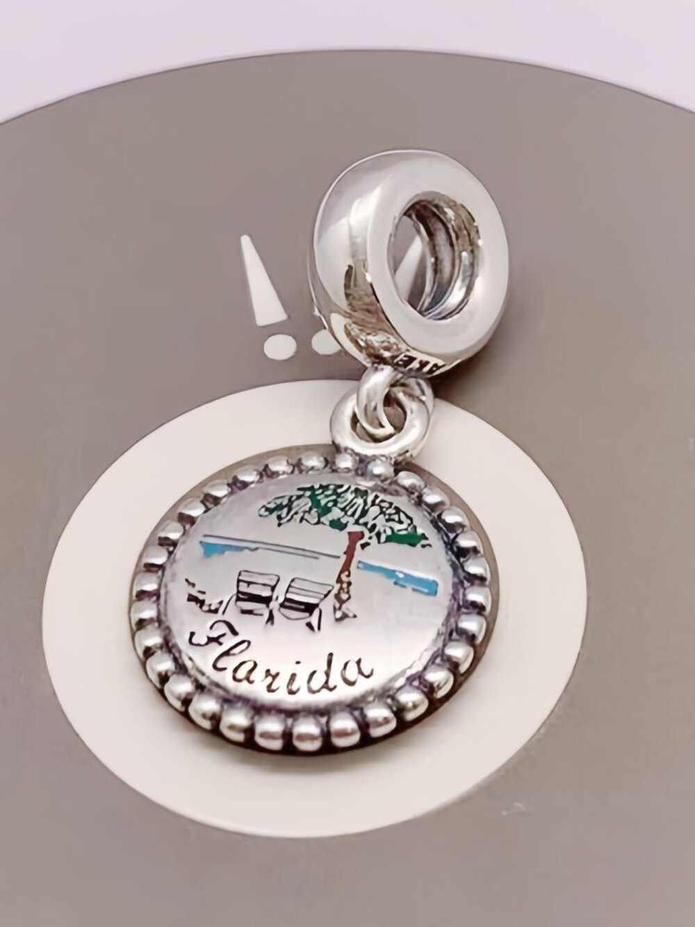 Pandora Florida Exclusive Charm Beach Travel Vacation Pendant S925 Sterling